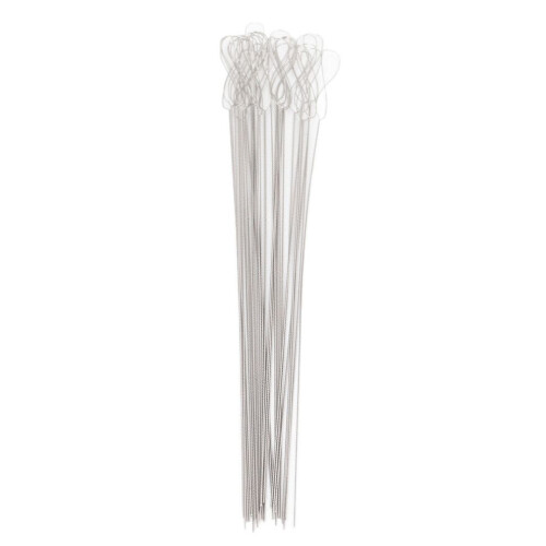 30 Stück Edelstahl-Drahtperlennadeln, 10 cm 2