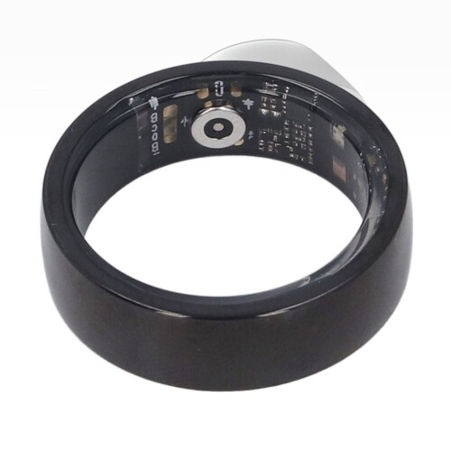 Smart Ring Fitness Tracker IP68 Waterproof, Size 20, Black