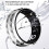 Bague connectée traqueur de santé étanche IP68 multifonctionnelle Bluetooth 4