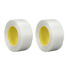 2 stuks 5 cm brede omsnoeringsband van vezel, 58 meter lang, transparant, zwaar verpakkingsmateriaal
