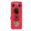 True Bypass Gitarrkompressorpedal, Röd, 1/4 tum, DC 9V 2