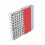 100 bobinas de aluminio 55623A ranuradas para 3