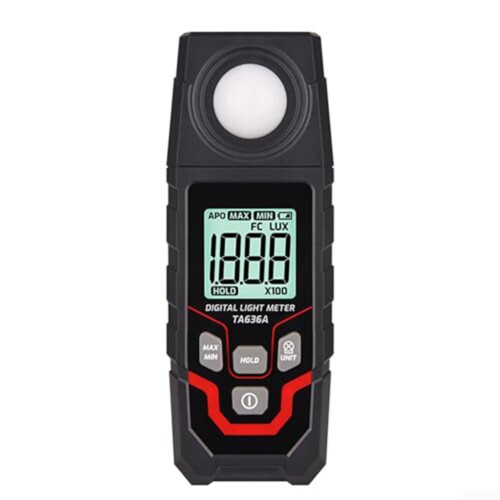 Portable Digital Lux Meter Compact Size With LCD Display For Quick Light Intensity Analysis In Various Settings