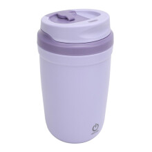 Selbstumrührender Becher 350 ml Edelstahl USB-aufladbar Wasserdicht Lila