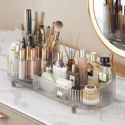 Cosmetic Organizer Desktop Rotating Makeup Brush