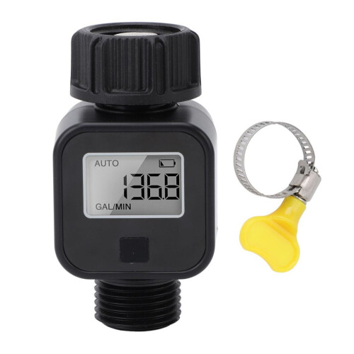 Digitale waterdebietmeter van 3/4 inch, 45,5 l/min, LCD-display 1