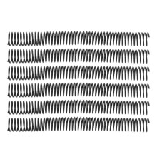 35 spirales plastiques A4 de 25,4 mm, 215 feuilles, noires