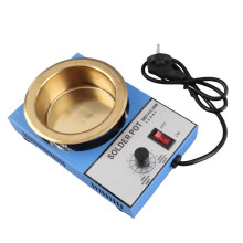 300W 100mm 1200g Soldeerpan van roestvrij staal, compacte soldeerpan met instelbaar temperatuurbad