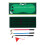 Jeu de golf de bureau compact avec 3 stylos à bille et mini green 2