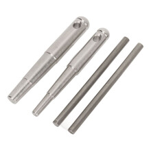 2-delige set metalen tap-sleutels voor het repareren van trombone en trompet. Duurzaam gereedschap.