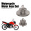 2 Sets Engine Motor Gear Shaft Kit Rustproof Process Replacement for CG125 150 Motorcycles ATVs 3