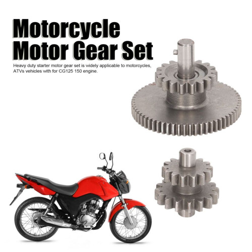 2 Sets Engine Motor Gear Shaft Kit Rustproof Process Replacement for CG125 150 Motorcycles ATVs 2