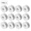 100pcs Aluminum Bobbins Empty Spool for Flat 2