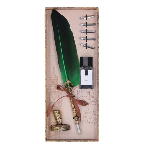 Fjäderpenna i zinklegering, hög jämnhet, elegant 1