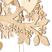 3D-Gästebuch-Set in Form eines Wunschbaums aus Holz für Hochzeits- und Partydekoration
