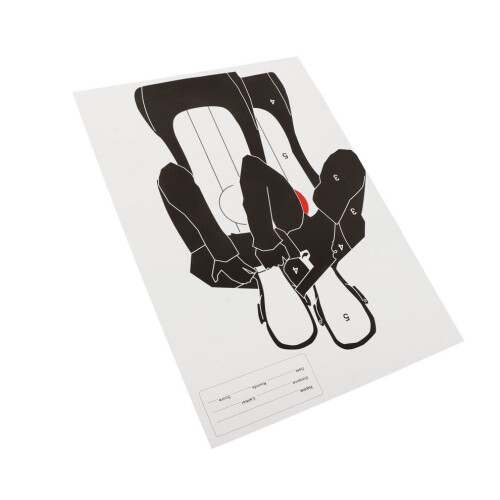 Exquisite Workmanship Target Paper for Short & Long Distance Shooting 2