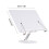 360 Rotating Adjustable Book Stand - Foldable, Durable White ABS 4