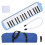 Melodica 32 tasti ABS Wind Tastiera nera e bianca 1