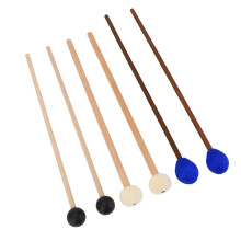 Ensemble de 3 paires de maillets pour instruments, manche en bois d'érable, pour marimba, timbales et
