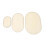 3Pcs Wooden Basket Bottom Robust Blank Solid Oval 3