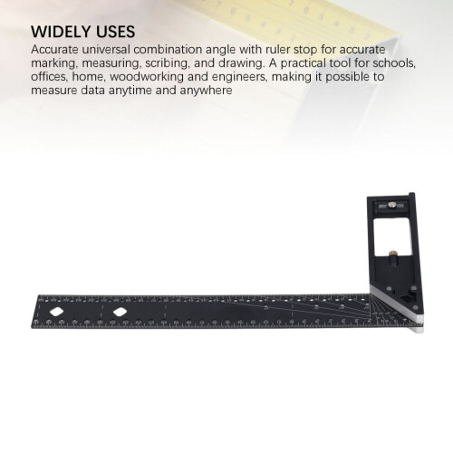 45 90 Degree Multi Angle Ruler 12in Universal Professional Measuring Tool 2