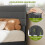 (Double, Grey) Upholstered Bed Frame,Adjustable Headboard 3