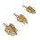 Set van 3 PPR waterleidingboorbits (20/25/32 mm, staal, titaniumcoating) 1