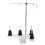 4 Spools Thread Holder Plastic and Stainless Steel 1