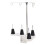 4 Spools Thread Holder Plastic and Stainless Steel 4