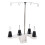 4 Spools Thread Holder Plastic and Stainless Steel 3