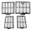 4 Stück Poolreinigerfilter R4 Ultrafeinpanel für Dolphin Active 20 Explorer E30 2