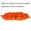 100PCS Orange Plastic Sheep Ear Tag Number Marker Identification Cards 3