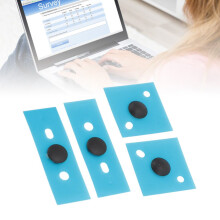 4pcs Black Plastic Laptop Feet Replacement Anti Slip Base Pads for 3rd-5th Gen