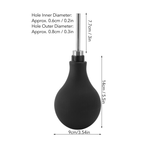 Kit de lavement en silicone de 320 ml, accessoire de douche facile à utiliser pour hommes 1