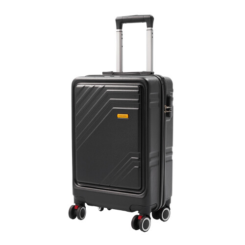 Living And Home 20inch Suitcase with Combination Lock, Black