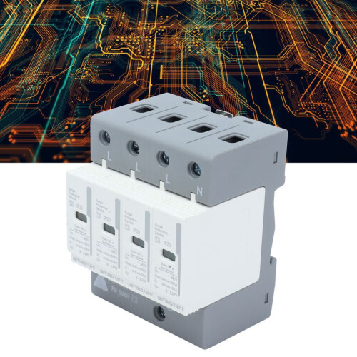 Protector contra sobretensiones 4P SPD 80KA, pararrayos doméstico, 380 V, BEM-LY80