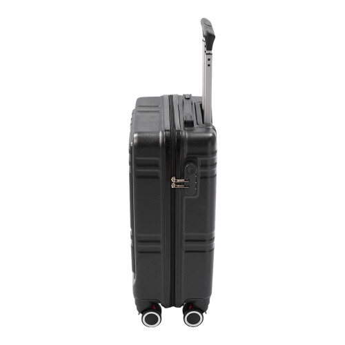 Living And Home 20inch Suitcase with Combination Lock, Black 2