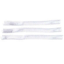 Spiraalbindringen met een spoed van 4:1, 19 mm, 170 vellen A4, 50 stuks, wit.
