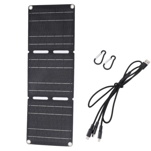 30W Foldable Solar Panel Charger IP68 Water-Resistant with Dual USB 1