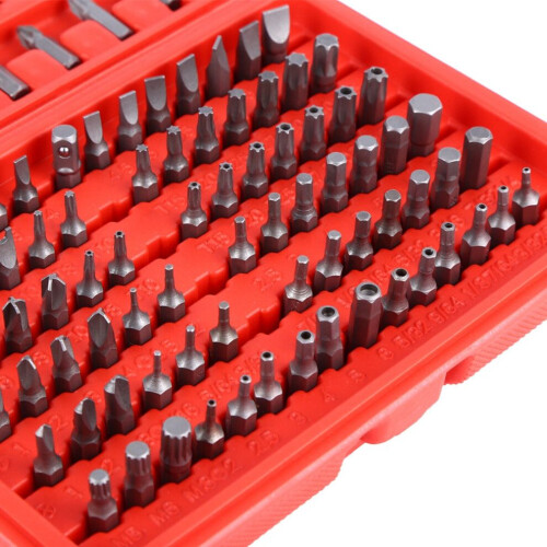 100-delige assortiment schroevendraaierbits, handgereedschap, schroevendraaierbits, boormachinebits