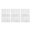 3Pcs Emergency Wound Closure Strips, Non Woven Fabric, 1.5x8cm 3
