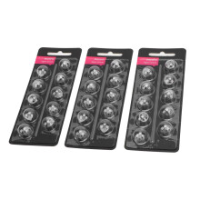 30 stuks Open Fit Sound Aid Domes voor Minifit Zwart 10mm