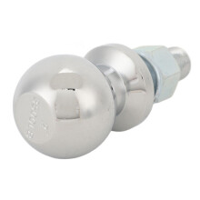 Bola de enganche de remolque de acero inoxidable de 2 pulgadas, 3500 lb, ajuste universal para vehículo