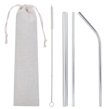 Stainless Steel Sip Straws Eco Friendly Reusable Wide Diameter Drinking Straws Reusable Food Grade Straws For Sustainable Living