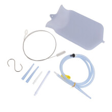 Kit per clistere in silicone da 2 litri con tubo flessibile per la pulizia del colon, accessorio medico