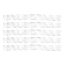 Spirales de reliure à pas de 4:1, 48 boucles, diamètre 25,4 mm, capacité de 215 feuilles, blanches