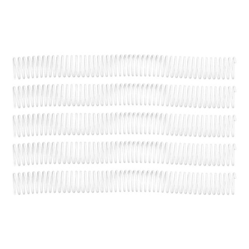 4:1 Pitch Binding Coils 48 Loops 25.4mm Diameter Holds 215 Sheets White
