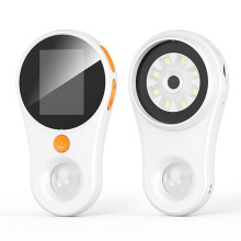 Microscopio digital 500X de 2 MP y 1080P con 8 LED para niños y adultos, color blanco