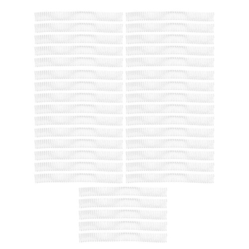 4:1 Pitch Binding Coils 48 Loops 25.4mm Diameter Holds 215 Sheets White 1