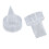 4pcs Silicone Breast Shield Set with Duckbill Valves, Soft Flange Inserts 3